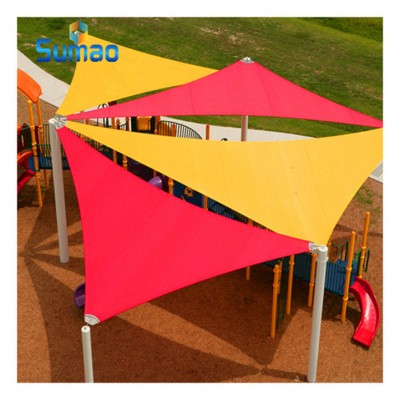 HDPE beach sun shade sail/beach wind screens